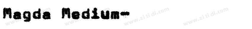 Magda Medium字体转换